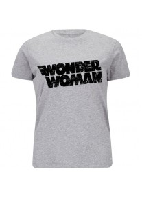 Дамска тениска на Wonder Woman - надпис